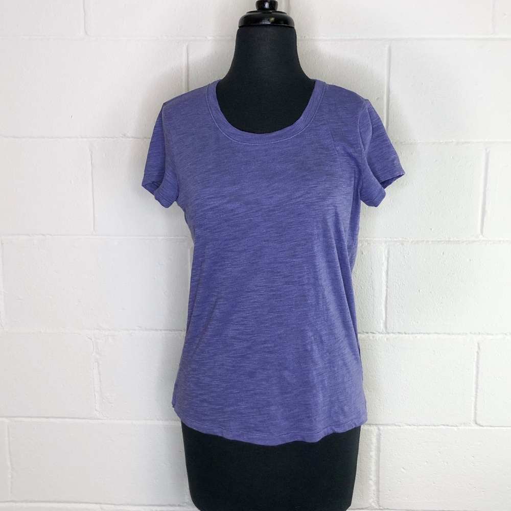 Women's Short Sleeve Crewneck Tee - Purple
